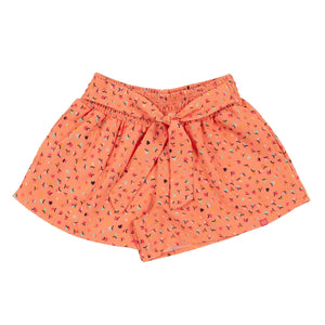 Coral Flared Short