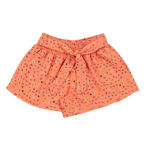 Coral Flared Short