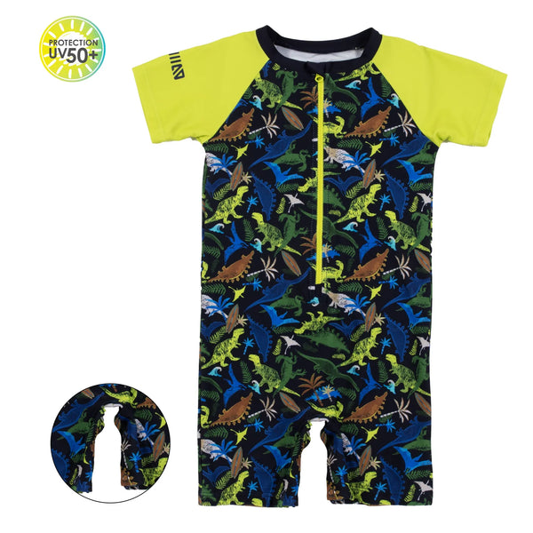 Dinosaur Rash Guard Swimsuit