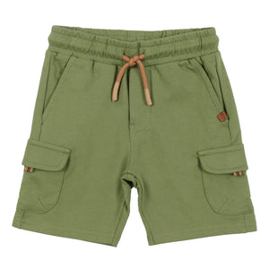 Green Cargo Shorts