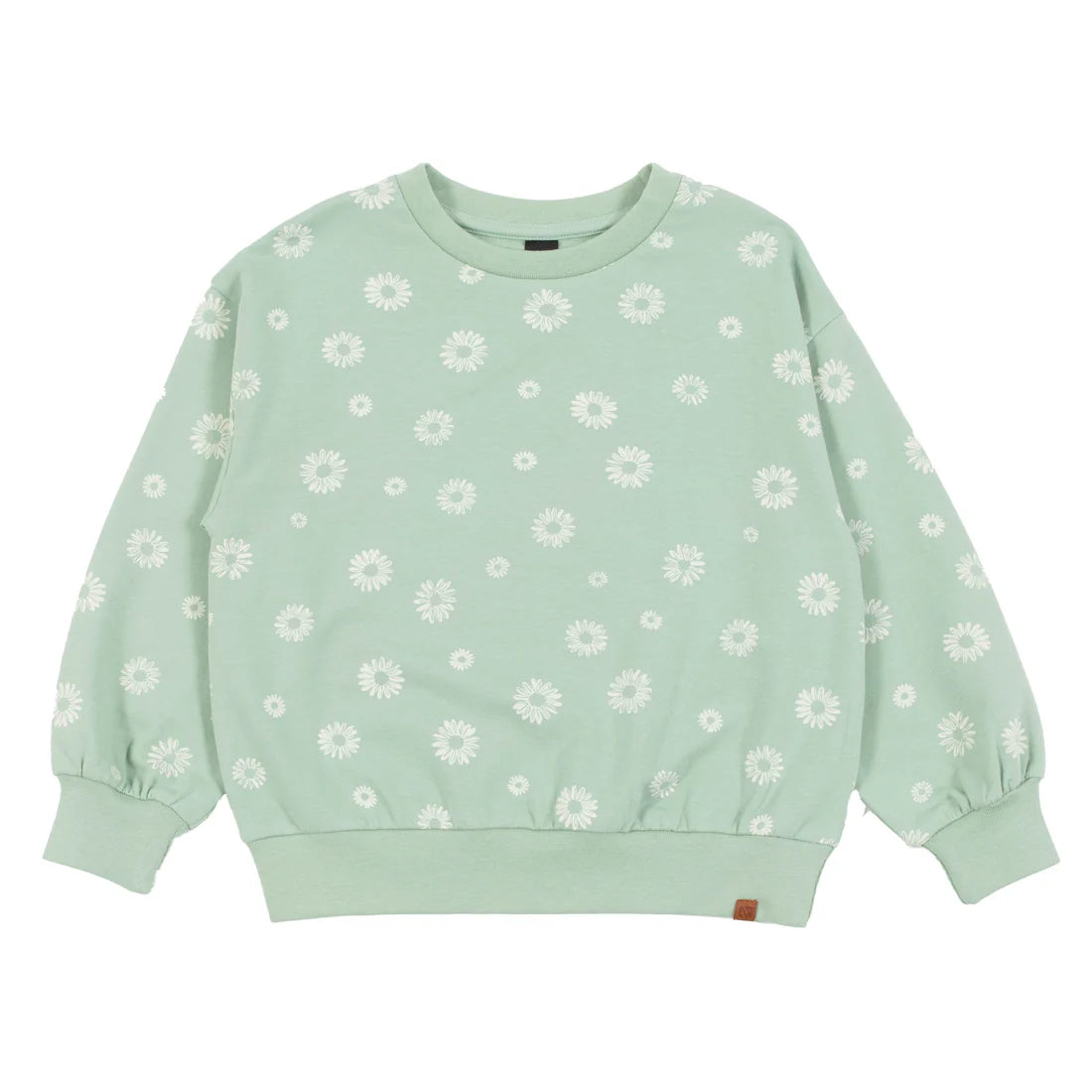 Green Flower Sweatshirt