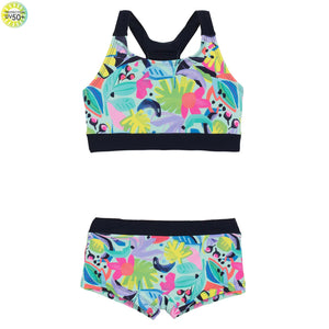 2 pc. Tropical Print Swimsuit