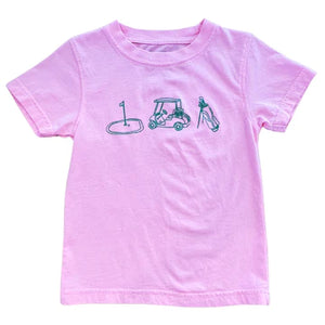 Pink Golf Cart T-shirt