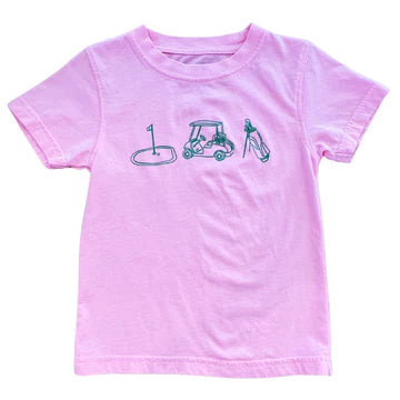 Pink Golf Cart T-shirt