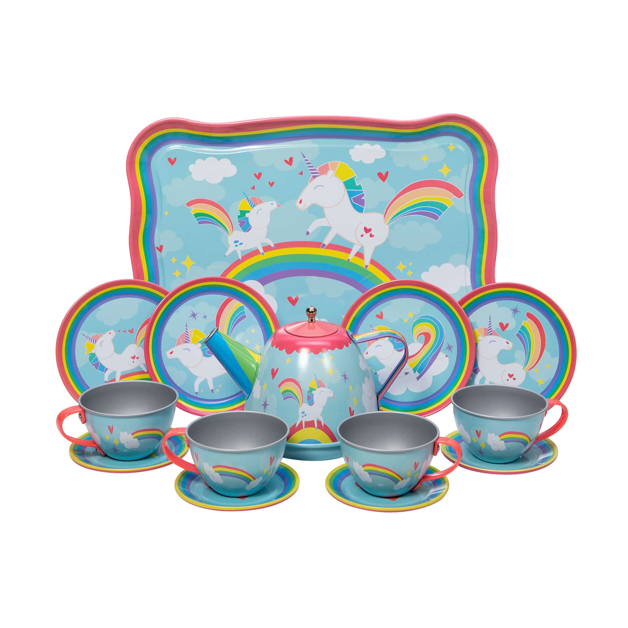 Unicorn Tin Tea Set