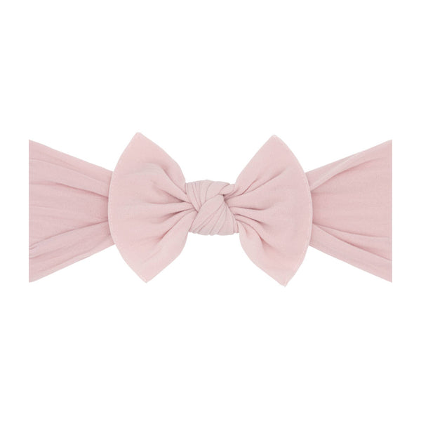 Baby Bling Bows - Baby Bling® The Original Knot soft nylon headband: Canary yellow