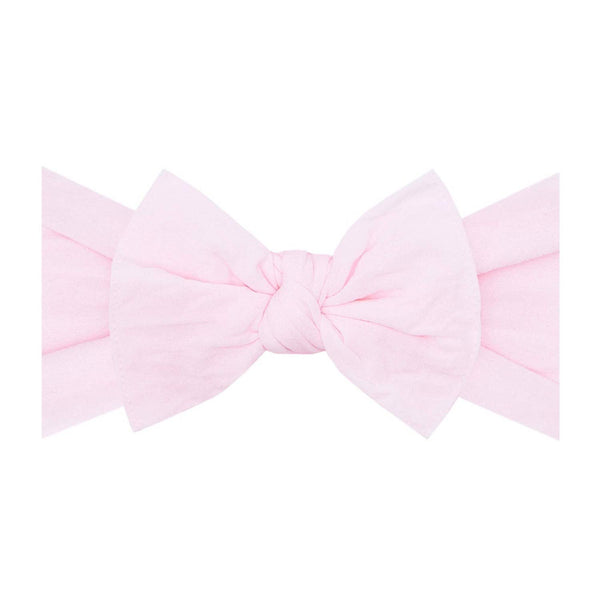 Baby Bling Bows - Baby Bling® The Original Knot soft nylon headband: Ivory