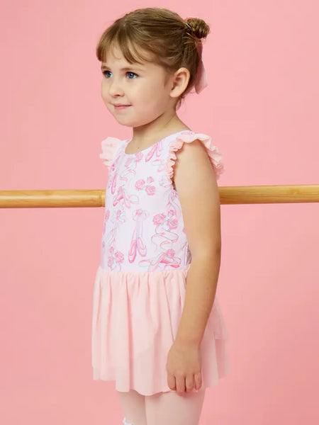 Rosy Ballet Bows Leotard