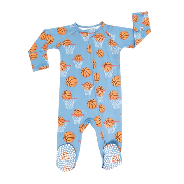 Buckets(Basketball) Zip Footie