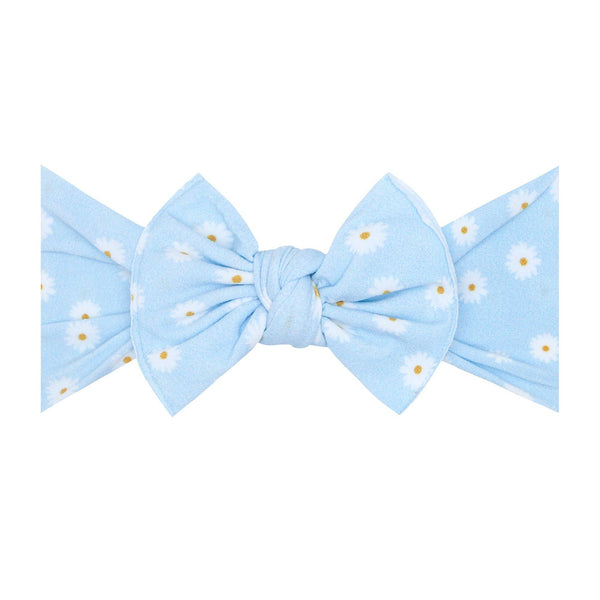 Baby Bling Bows - Baby Bling® Printed Knot soft nylon headband: Paperwhites