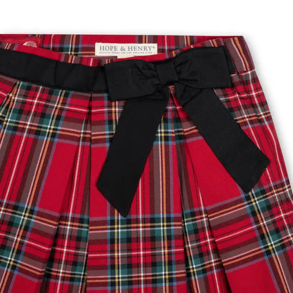 Plaid Pleated Party Skirt