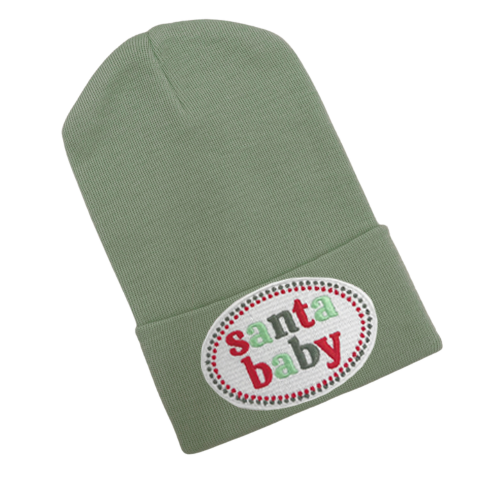www.ilybean.com - Ilybean Santa Baby Newborn Hospital Hat - Various Colors: Red White Stripe / 0-3 months