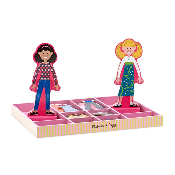 Abby & Emma Wooden Magnetic Dress-Up Set