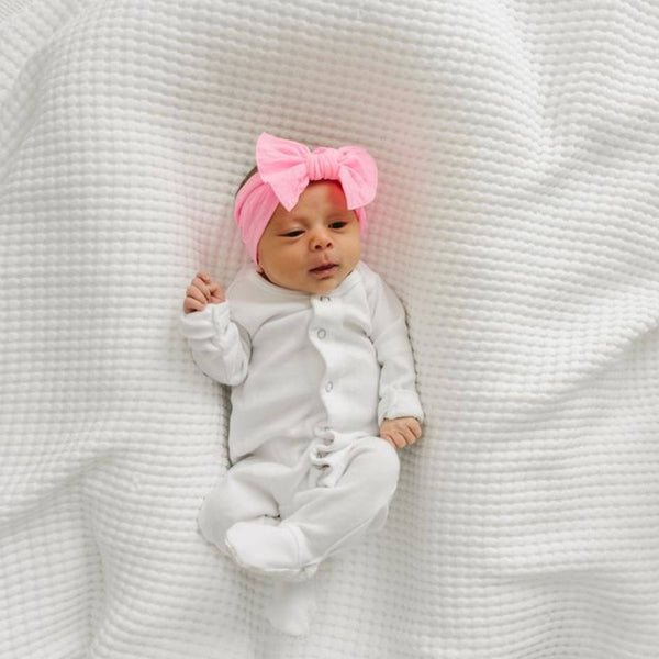 Baby Bling Bows - Baby Bling® The Original Knot headband: neon pink