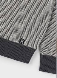 Grey Textured Sweater