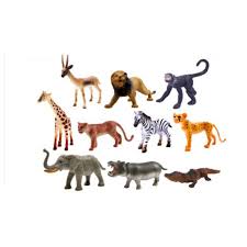 Wild Animals 10 pc. Playset in a Jar