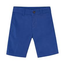 Blue Twill Shorts