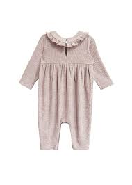 Pink Heather Romper-3 month