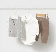 3 pc. Vest/Pant/Onesie Set