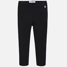 Black Basic Knit Leggings