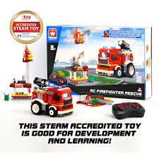 Wise Blocks: RC Firefighter Rescue Set