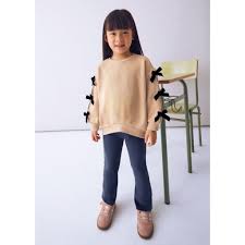 Bow Sleeve Sweatshirt + Legging Set