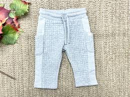 Grey Quilted Jog Pant