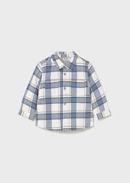 Blue Plaid Fuzzy Lined Shirt
