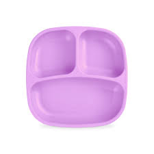 Re-Play 7" Divided Plate: 6 colors