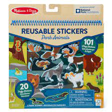 National Parks-Park Animals Reusable Stickers