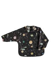 Planets Long Sleeve Bib