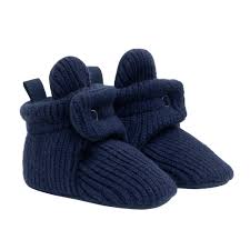 Colby Snap Booties-Navy