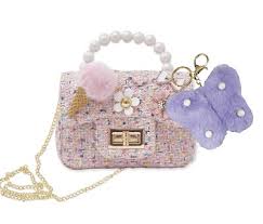 Tiny Mini Fashion Bag w/ Keychain