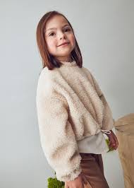 Ivory Cream Fuzzy Sweatshirt