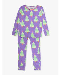 Purple Twinkling Trees Pajamas