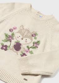 Little Animal w/Flowers Sweater