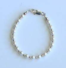 Classic White Pearls & Sterling Silver Bracelet