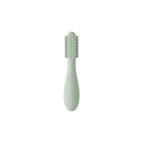 ezpz - Baby-Led™ Toothbrush (Baby 3+ months): Pewter