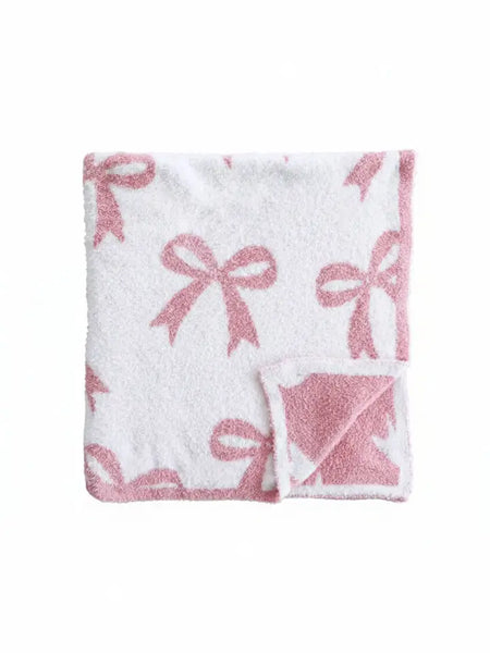 Cuddle Lane Bow Blanket