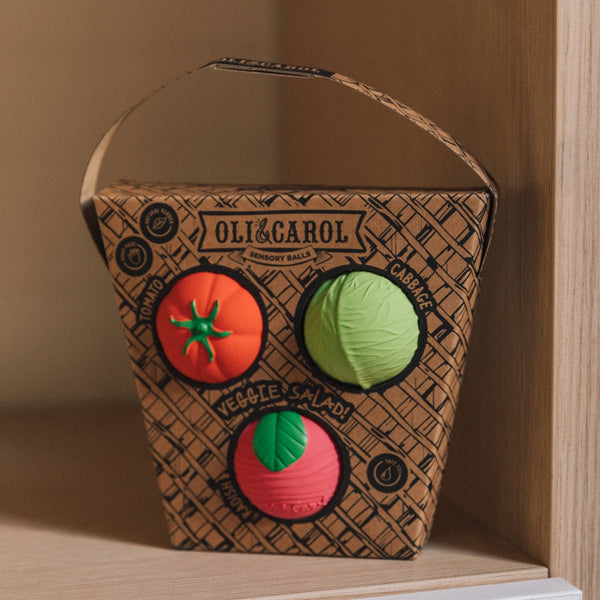 Oli & Carol - Veggie Salad Baby Sensory Balls