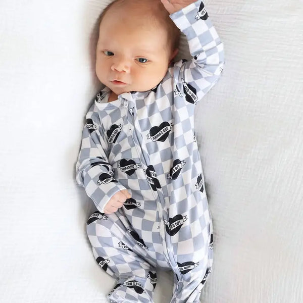 Mama's Boy Zip Footie