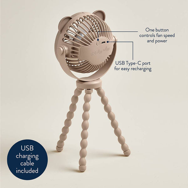 Itzy Breeze 3-Speed Stroller Fan™: Pink