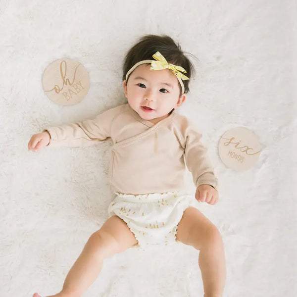 Wooden Reversible Monthly Milestone Photo Prop