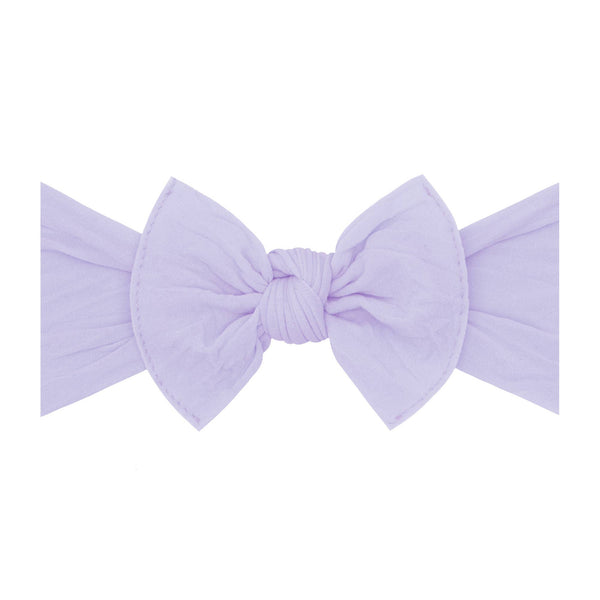Baby Bling Bows - Baby Bling® The Original Knot soft nylon headband: Ivory