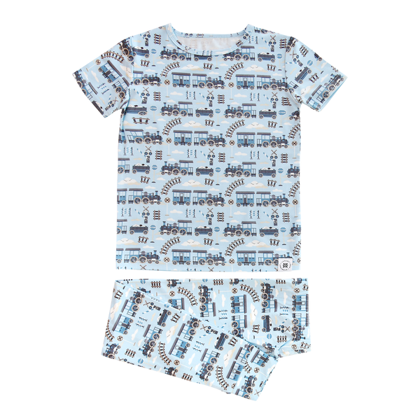 Choo Choo Short Sleeve Pajama Set