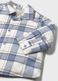 Blue Plaid Fuzzy Lined Shirt