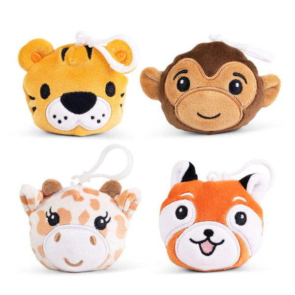 Safari Clip on Plushies
