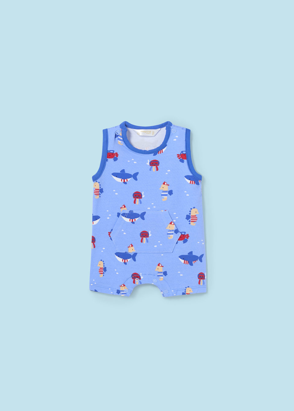 Blue Ocean Life Romper