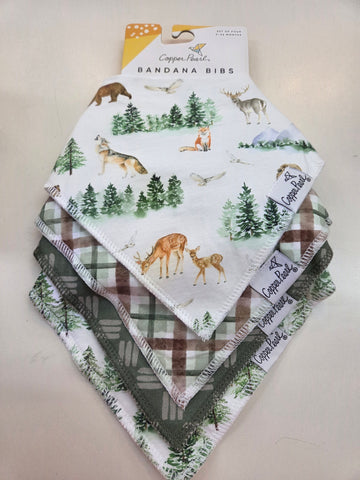 Copper Pearl Grayson Bandana Bib Set