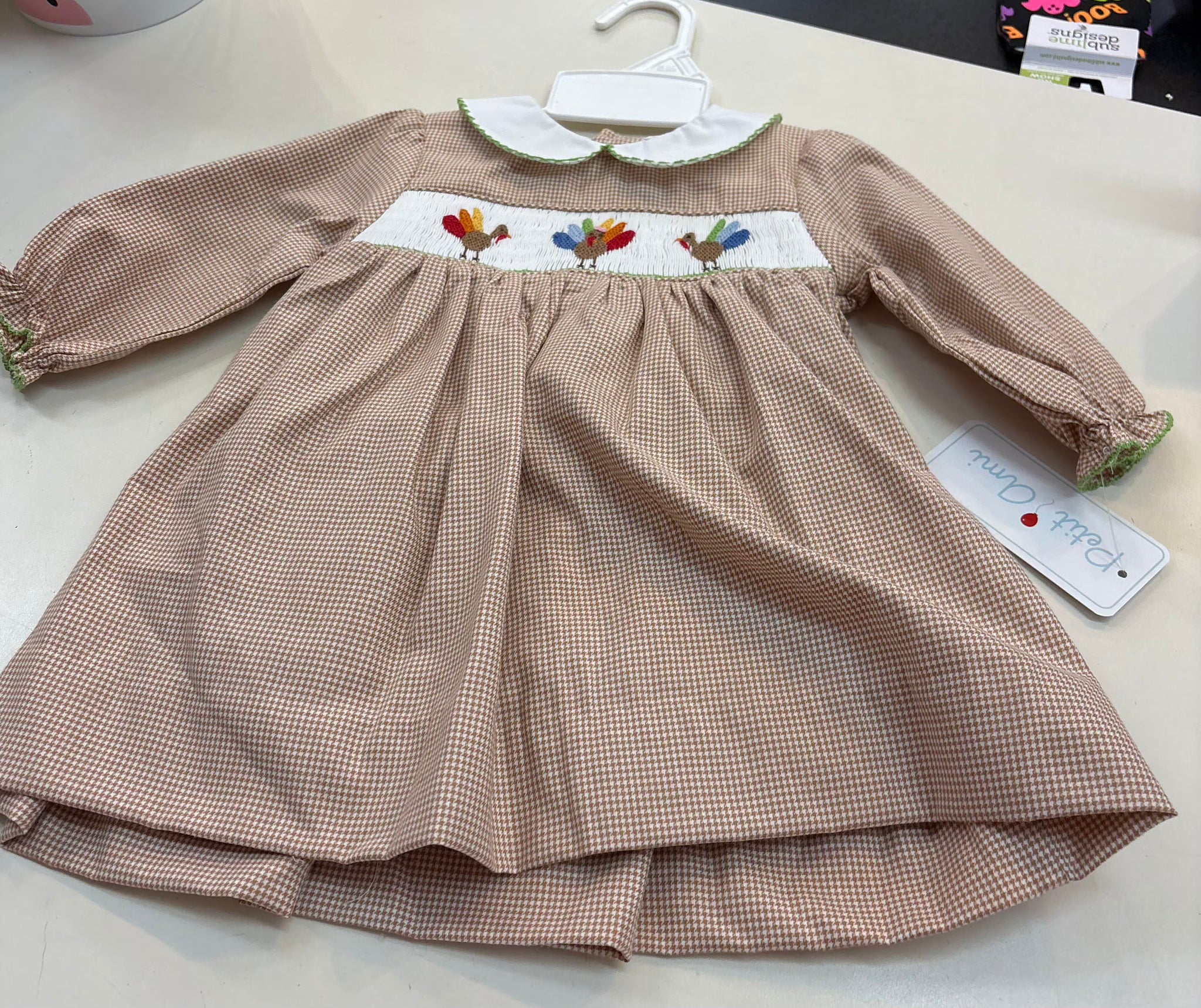 Smocked Turkey Dress